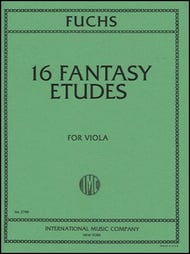 16 FANTASY ETUDES VIOLA cover